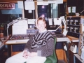 Rob in master control of MIX 96 Montreal