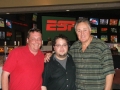 Rob with friend Marc Aflalo and Hockey Great Phil Esposito